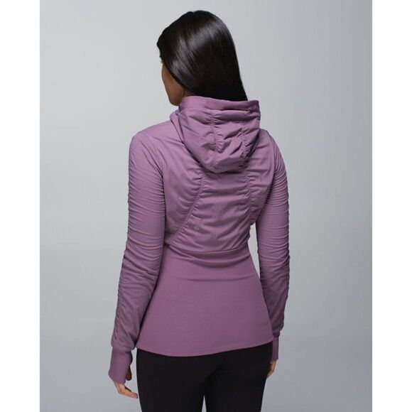 Lululemon Women’s Size 4 Dance Studio Jacket III Purple Fog Hoodie Full Zip - Picture 5 of 16